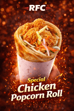 Chicken Popcorn Roll